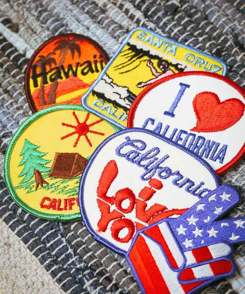 【Cm】【CALM001】【it】【Vintage Patch】 USA製ヴィンテージワッペン 6P SET