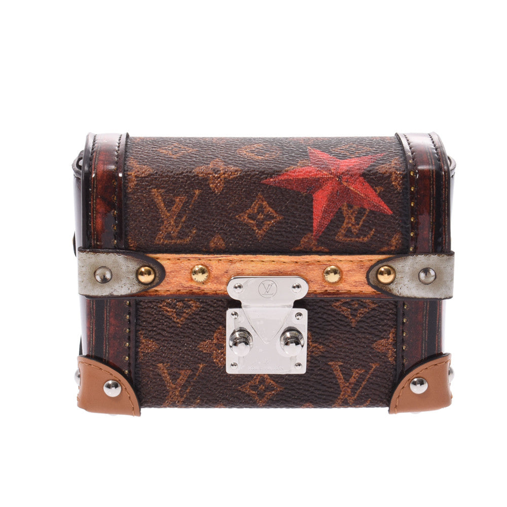 LOUIS VUITTON ルイヴィトン モノグラム エッセンシャルトランク バッグチャーム ブラウン系 M63779 ユニセックス チャーム 未使用 