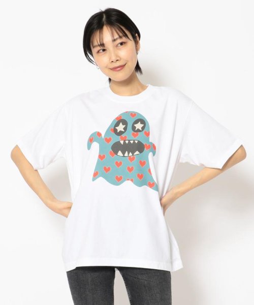 BOHEMIANS/ボヘミアンズ　HEART DOT BOGEY pt LOOSE S/S Tee　ハートドットボギーTシャツ