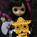 メキシカンスカルマスク　ネオブライス　リカちゃん　ハロウィン　アクセサリー