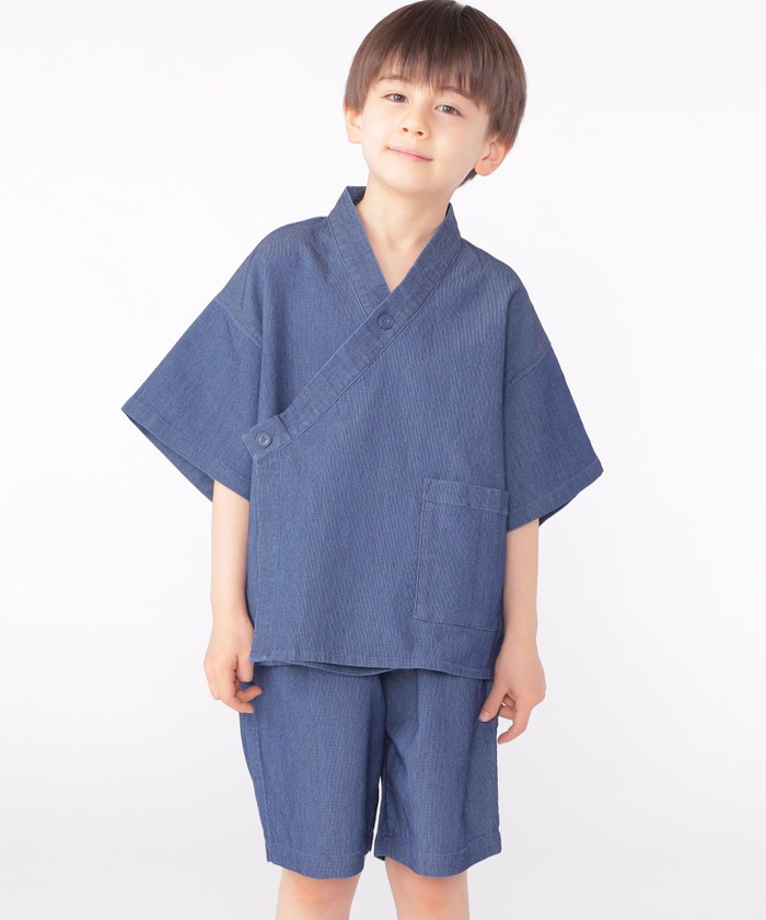 シップスキッズ/SHIPS KIDS:100～130cm / デニム 甚平