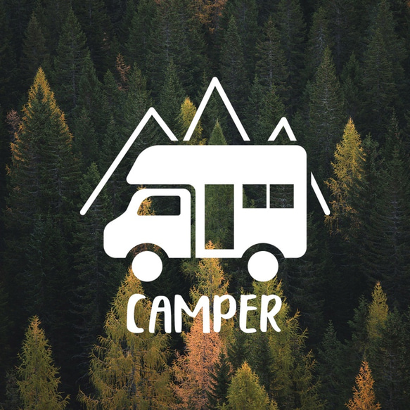 カーステッカー＜CAMPER＞