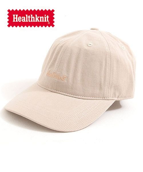 Healthknit ツイルウォッシュキャップ 帽子 キャップ CAP メンズ ベースボールキャップ スポーツキャップ ツイル ウォッシュ ロゴ 刺繍 シンプル