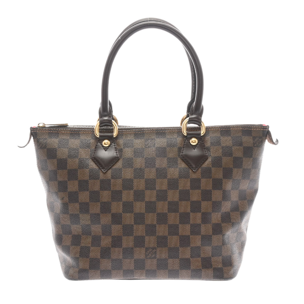 LOUIS VUITTON ルイヴィトン ダミエ サレヤ PM ブラウン N51183 レディース ダミエキャンバス ハンドバッグ Bランク 中古 