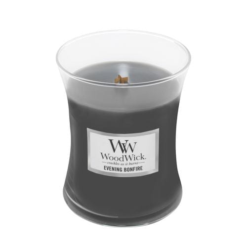 カメヤマキャンドル Wood Wick(ウッドウィック) WWジャーM WW9010564 バンファイア 燃焼時間約55時間、本体サイズ(φ100×H118mm)