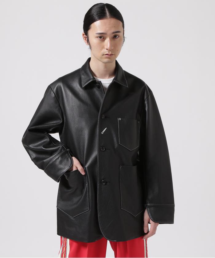 ガーデン/URU/ウル/EX LEATHER COVERALL JACKET