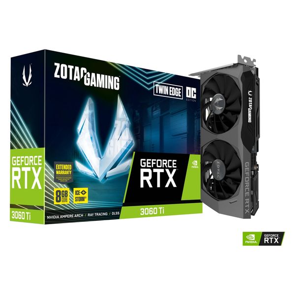 GAMING GeForce RTX 3060 Ti Twin Edge OC LHR ZTRTX3060TITWINEDGEOC-8GB/（直送品）