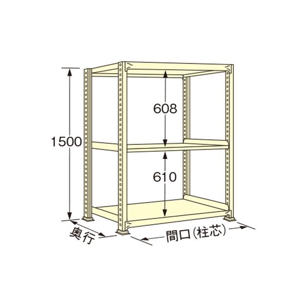 扶桑金属工業 中量ラック WG1512J