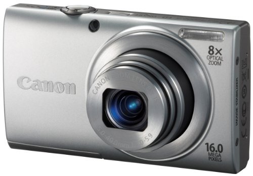 Canon デジタルカメラ PowerShot A4000IS シルバー 1600万画素 光学8倍ズーム PSA4000IS(SL)【中古品】