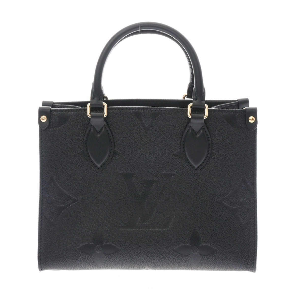 LOUIS VUITTON ルイヴィトン モノグラムアンプラント オンザゴー PM ノワール M45653 レディース レザー 2WAYバッグ 未使用 