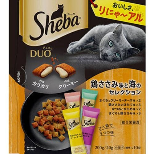 マースジャパンリミテッド シーバ デュオ 鶏ささみ味と海のセレクション 200g