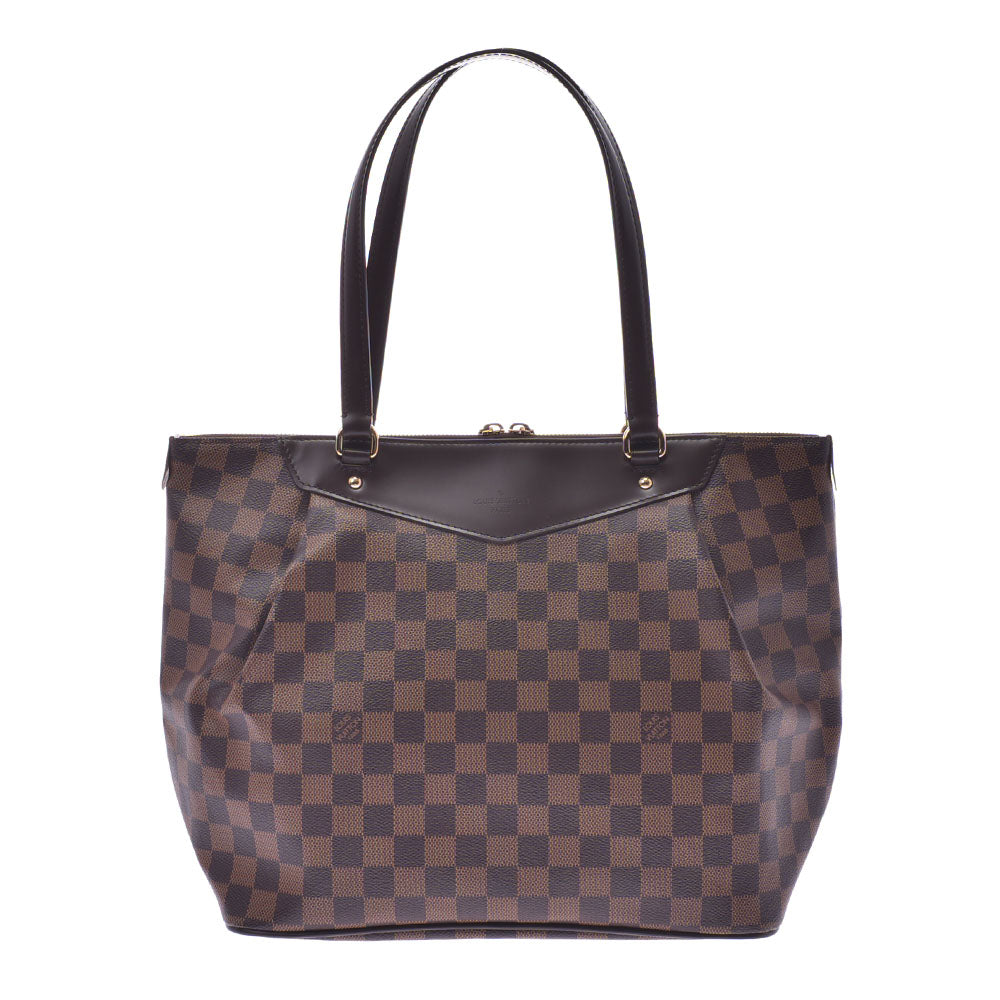 LOUIS VUITTON ルイヴィトン ダミエ ウエストミンスターGM ブラウン N41103 ユニセックス ダミエキャンバス トートバッグ Aランク 中古 