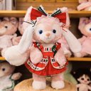 50cmステラルー コスチューム ぬいぐるみ服 クリスマスドレス 40cmリーナベル 30cm レナ・ベア服 sサイズ共通 着せ替え服