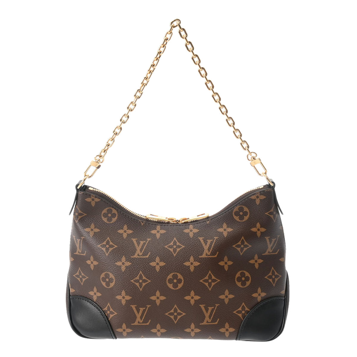 LOUIS VUITTON ルイヴィトン モノグラム ブーローニュ NM 2WAY ブラウン M45831 レディース モノグラムキャンバス ショルダーバッグ Aランク 中古 