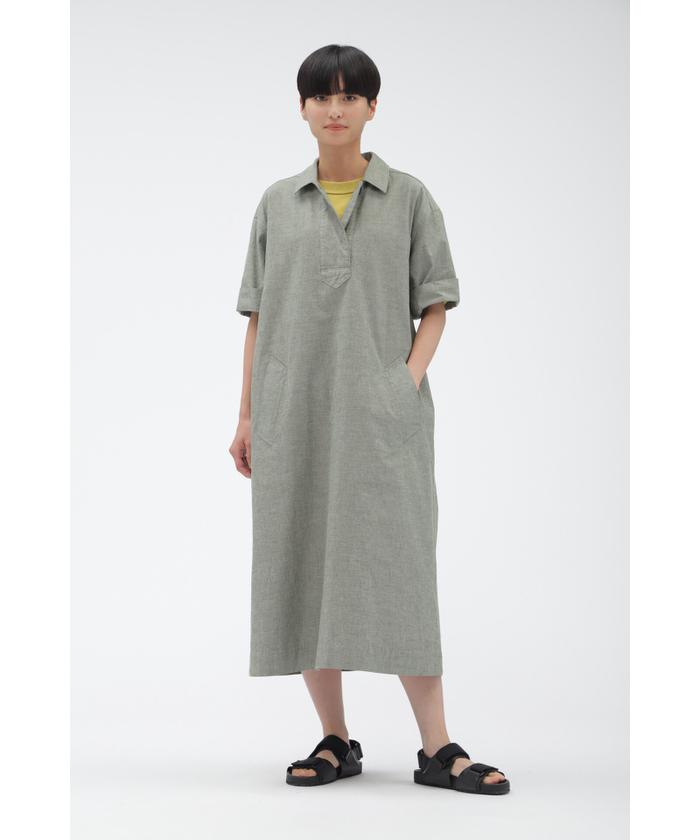 エムエイチエル/7月上旬－下旬 FADED COTTON SHIRTING