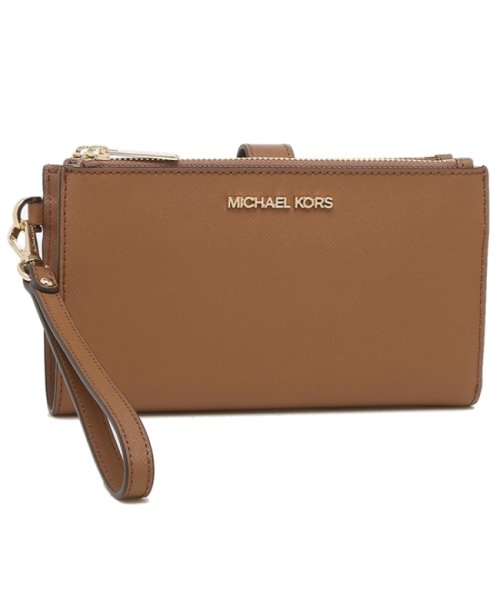 マイケルコース 二つ折り財布 アウトレット ジェットセットトラベル ストラップ付 ブラウン レディース MICHAEL KORS 35F8GTVW0L