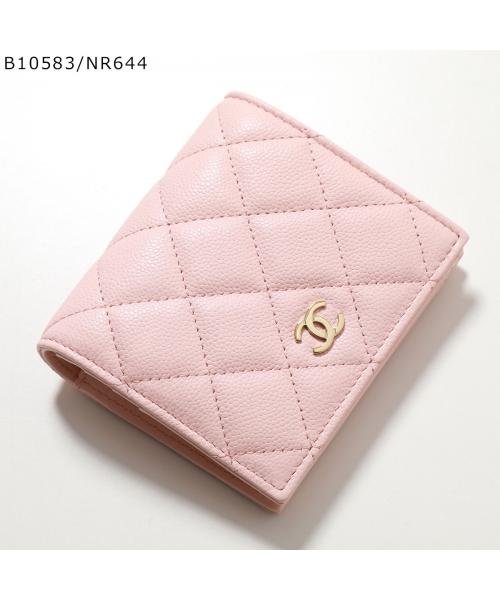 CHANEL 二つ折り財布 AP3178 MATELASSE マトラッセ