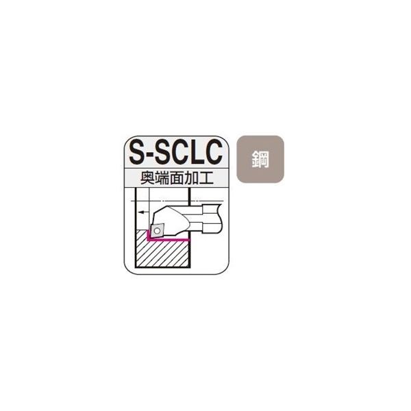 住友電工ハードメタル　SEC-ボーリングバイト　S-SCLC　奥端面加工用