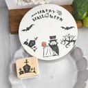 ハロウィンはんこ【お墓のはんこ】消しゴムはんこ