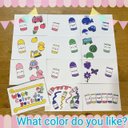 どんな色が好き　What color do you like?　スケッチブック