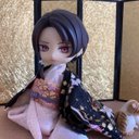 ねんどろいどどーるサイズ　着物　大奥風　　色打ち掛け#101