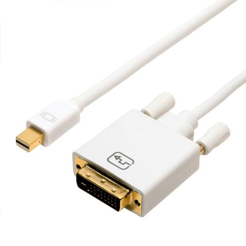 ミヨシ DPC-2KDV20／WH FullHD対応 miniDisplayPort-DVI-D ケーブル 20m ホワイト