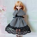 リカちゃん服ジェニーちゃん服22【再販36】ケープ＆ワンピースセット