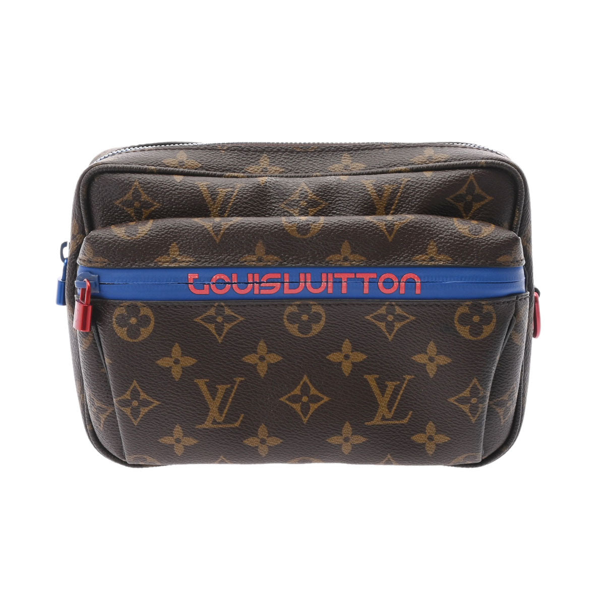 LOUIS VUITTON ルイヴィトン モノグラム パシフィック メッセンジャーPM ブラウン M43843 レディース モノグラムキャンバス ショルダーバッグ ABランク 中古 