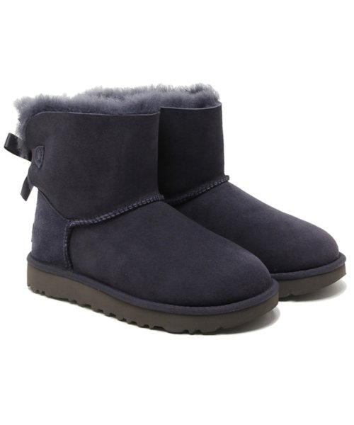 アグ ブーツ ミニ ベイリー ボウ ムートンブーツ ブルー ネイビー レディース UGG 1016501 EVB