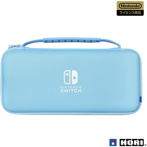 ホリ NSW-825 スリムハードポーチ プラス for Nintendo Switch ソルティブルー NSW825