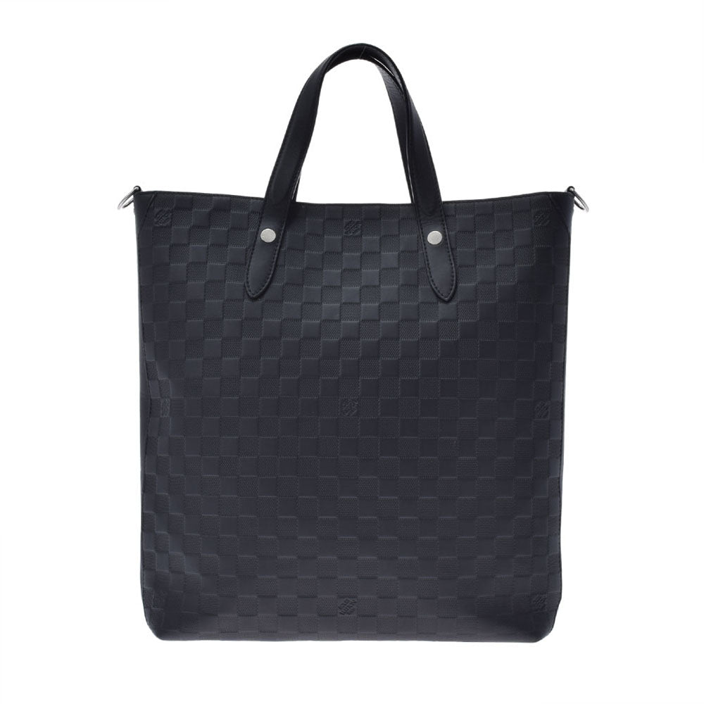 LOUIS VUITTON ルイヴィトン ダミエ アンフィニ アポロトート 2WAY ノワール N40001 メンズ ダミエキャンバス トートバッグ Aランク 中古 