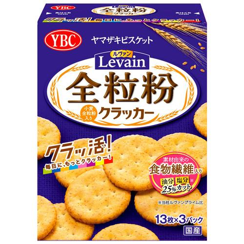 ヤマザキビスケット Levain ルヴァン 全粒粉クラッカー 39枚