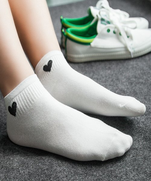 靴下 ソックス レディース ハート 冷えとり靴下 蒸れない くつ下 socks フットウェア ショート丈 アンクルソックス