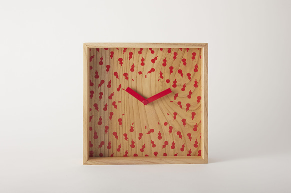 KOMON WOOD CLOCK(GAKU／ひょうたん）