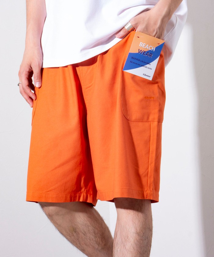 GLOSTER/【GLOSTER/グロスター】BEACH PANTS SHORTS イージーショーツ