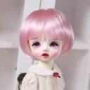 BJD 1/4  1/6人形 ドール用ウィッグ カツラ 耐熱 ハンドメイドzxww-356