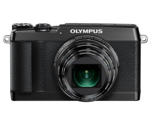 OLYMPUS デジタルカメラ STYLUS SH-1 ブラック 光学式5軸手ぶれ補正 光学24倍&超解像48倍ズーム SH-1【中古品】