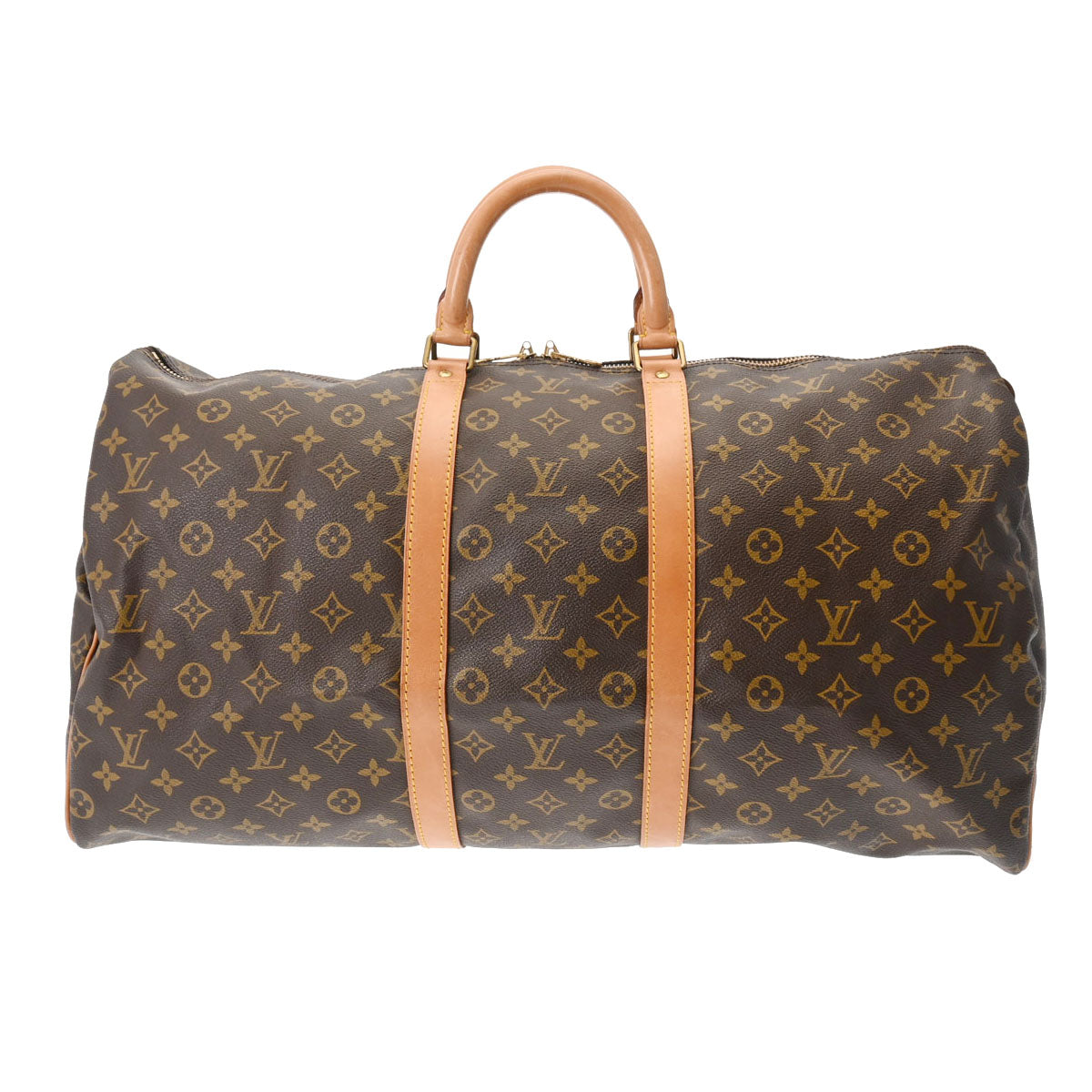 LOUIS VUITTON ルイヴィトン モノグラム キーポル 55 ブラウン M41424 ユニセックス モノグラムキャンバス ボストンバッグ Bランク 中古 