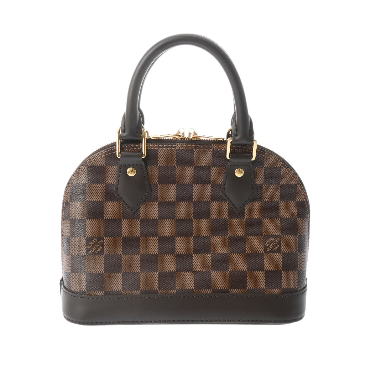 LOUIS VUITTON ルイヴィトン ダミエ アルマ BB 2WAY ブラウン N41221 レディース ダミエキャンバス ハンドバッグ 新同 中古 