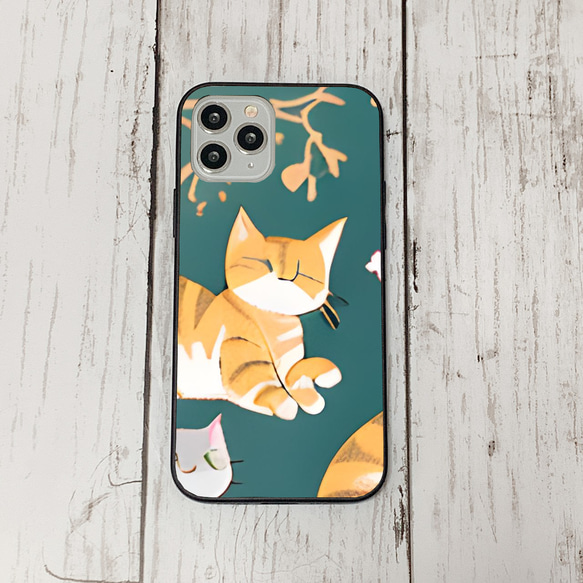 iphoneケース1-2-36 iphone 強化ガラス ねこ・猫・ネコ 箱1 かわいい アイフォン iface