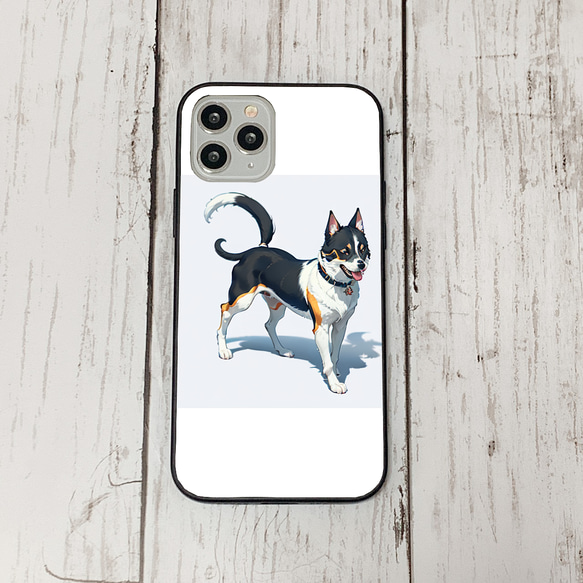 iphoneケース3-4-41 iphone 強化ガラス 犬・いぬ・ワンちゃん 箱7 かわいい アイフォン iface