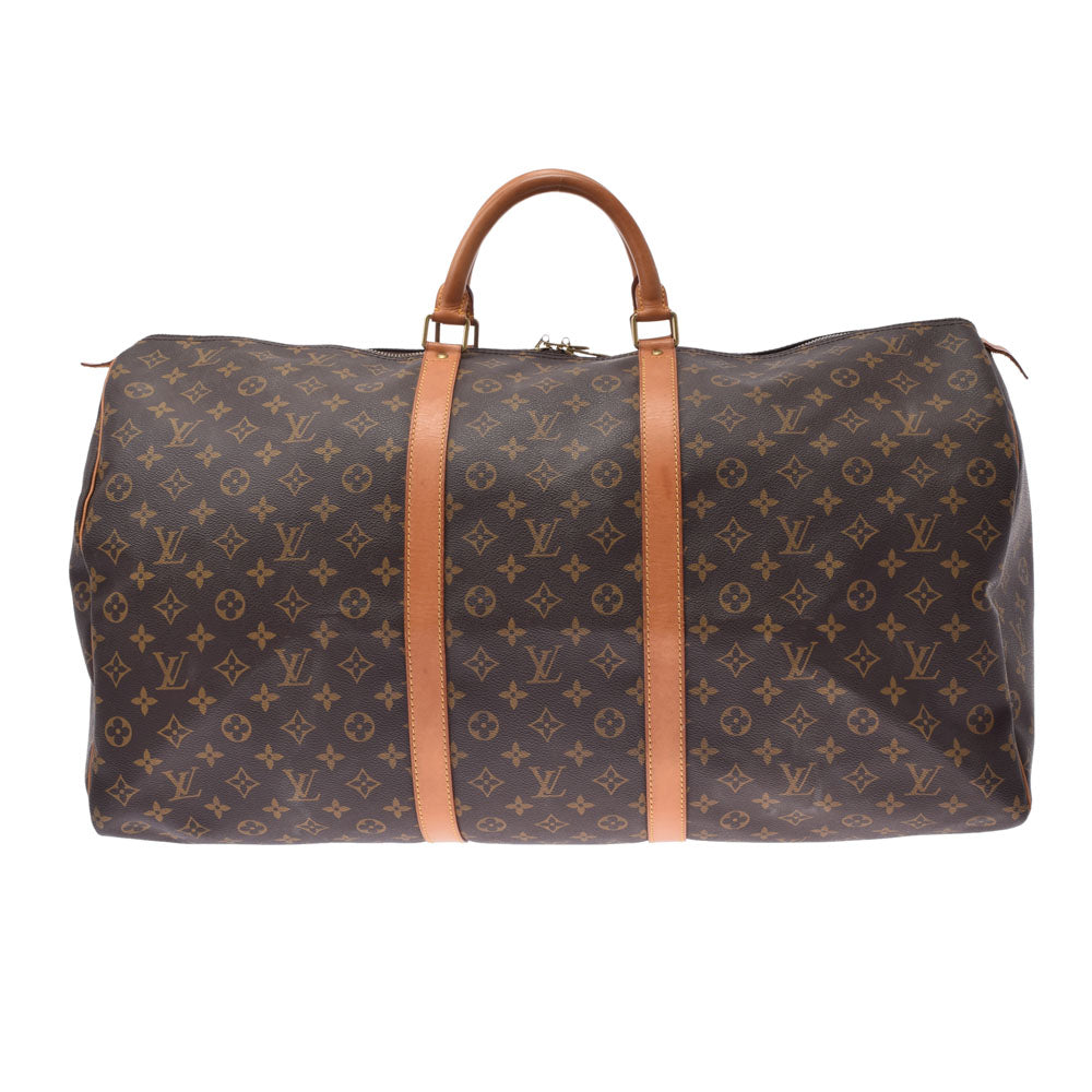 LOUIS VUITTON ルイヴィトン モノグラム キーポル 60 ブラウン M41422 ユニセックス モノグラムキャンバス ボストンバッグ Bランク 中古 