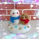 ❄️⛄️雪だるまさんとトイプードルちゃん⛄️❄️