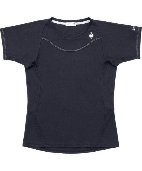 le　coq　sportif ルコック テニス テニス レディース Aile forme ゲームシャツ QTWWJ