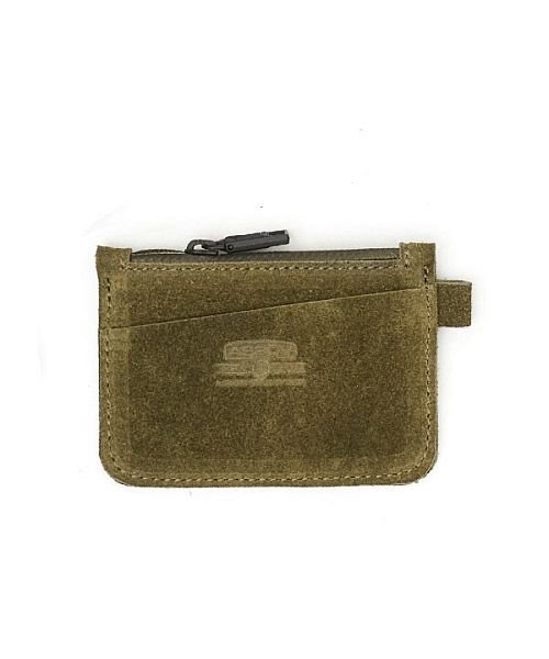 AS2OV / アッソブ WP SUEDE COMPACT WALLET－KHAKI