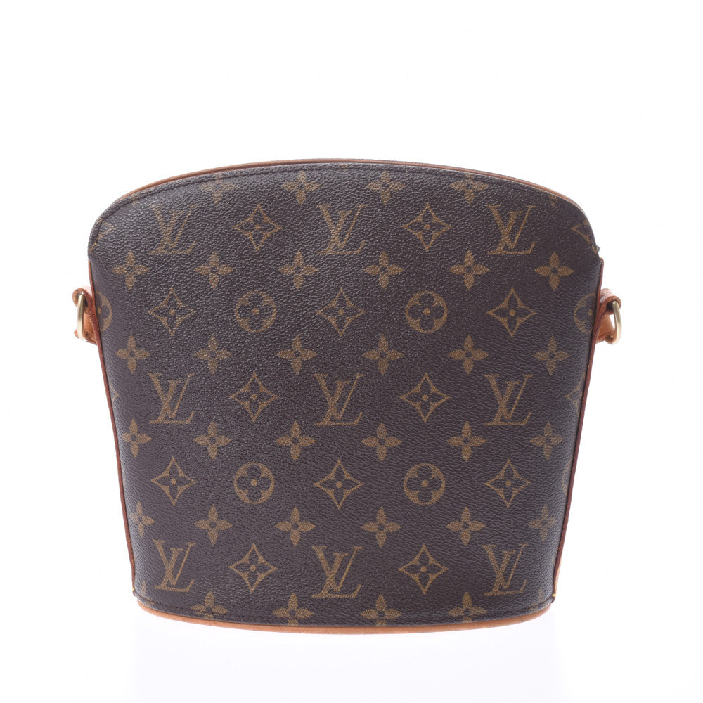 LOUIS VUITTON ルイヴィトン モノグラム ドルーオ ブラウン M51290 レディース モノグラムキャンバス ショルダーバッグ Bランク 中古 