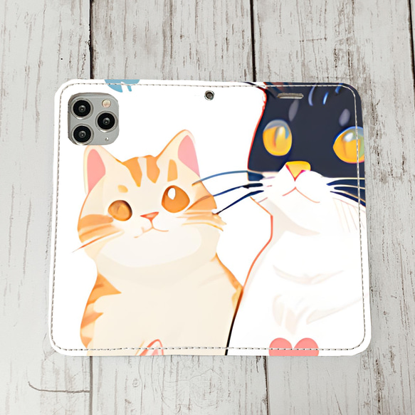 iphoneケース1-2-7 iphone 手帳 ねこ・猫・ネコ 箱1 かわいい アイフォン iface