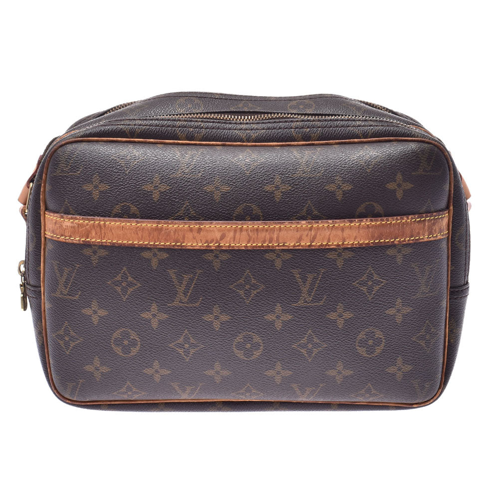 LOUIS VUITTON ルイヴィトン モノグラム リポーターPM ブラウン M45254 ユニセックス モノグラムキャンバス ショルダーバッグ Bランク 中古 