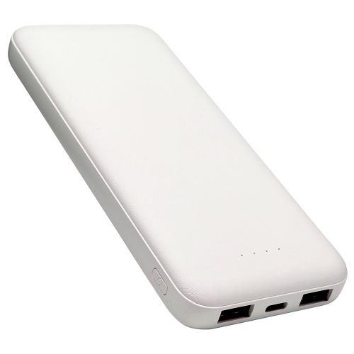 ラスタバナナ RLI100C20W01WH 10000ｍＡｈ モバイルバッテリー Ａ×２ Ｃ×１ポート 20W出力ホワイト