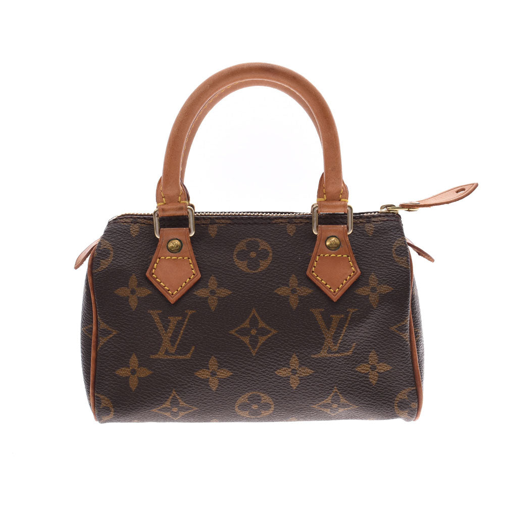 LOUIS VUITTON ルイヴィトンミニスピーディ 2WAYバッグ  モノグラム ブラウン レディース モノグラムキャンバス ハンドバッグ M41534  中古